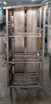 Ραφιέρα Ανοξείδωτη Επιδαπέδια 4 Επιπέδων 55x67x178Cm Μεταχειρισμένη
